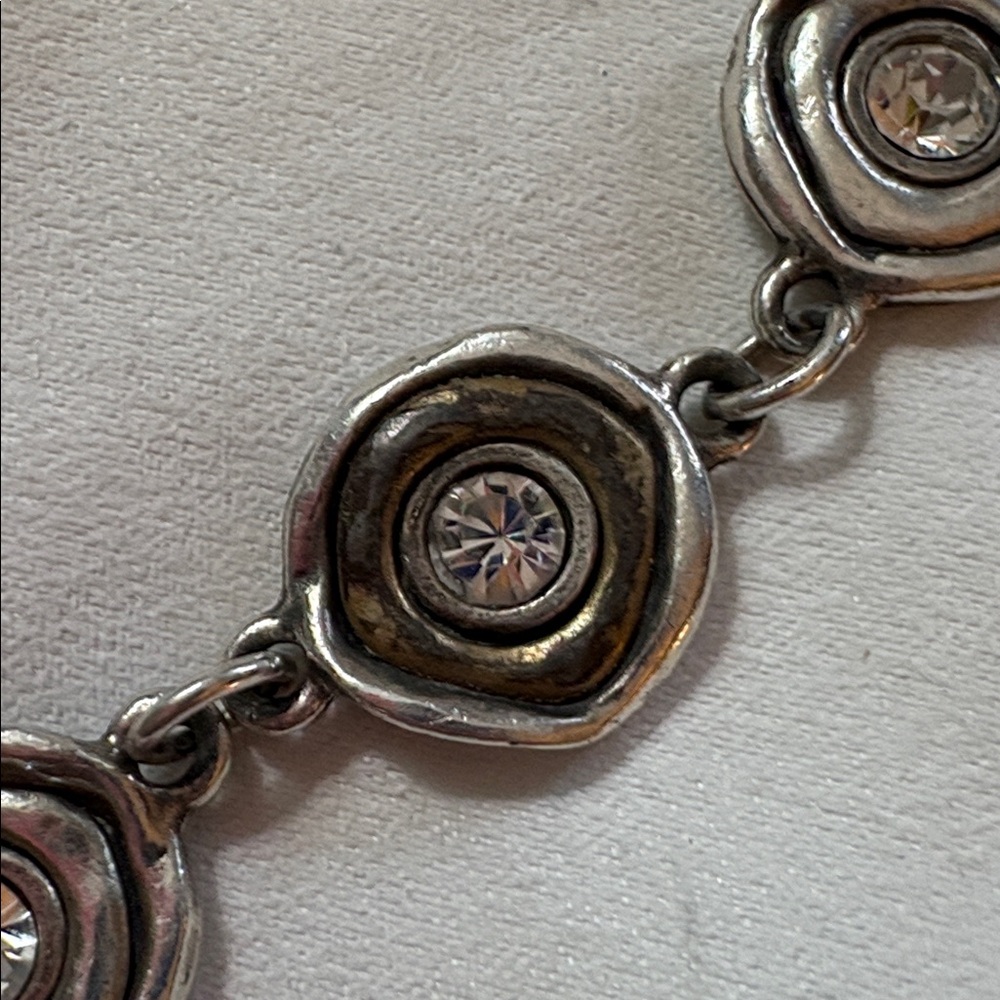 ROOK & CROW Retired Silver ad Bronze Bracelet with Circular Accents - Picture 2 of 7